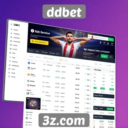 Análise da interface de usuário do site ddbet